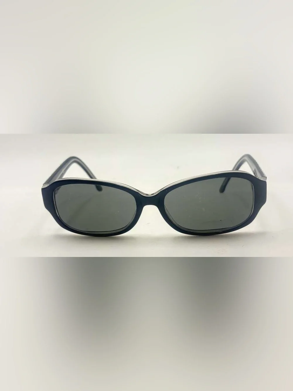 SG814 Black Oval Sunglasses Frames Only